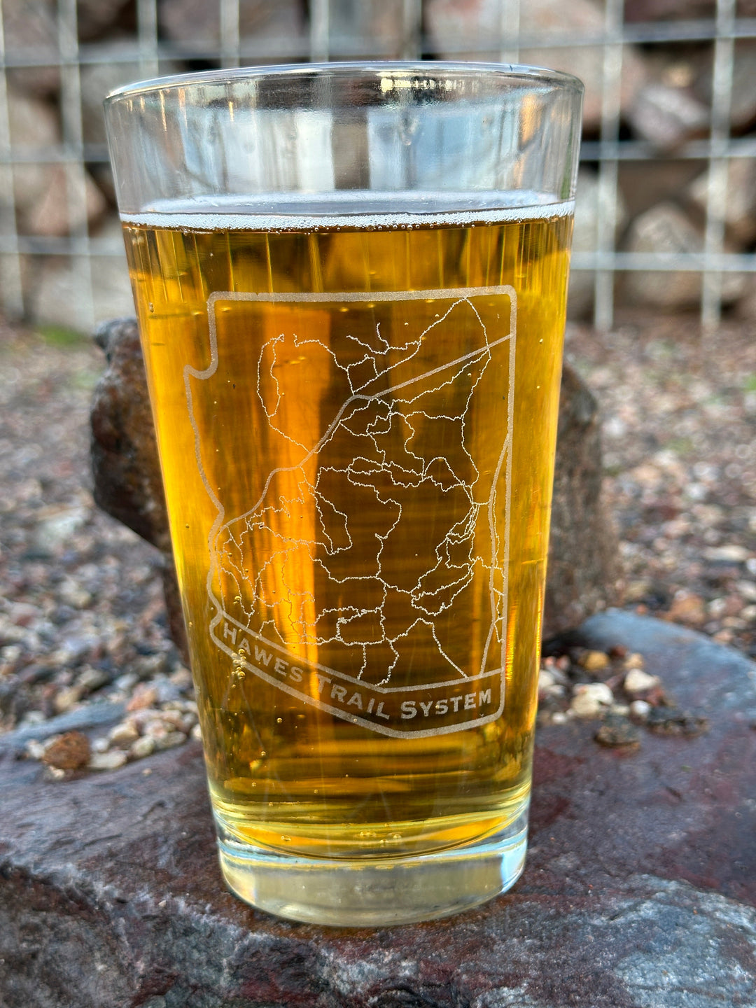 Personalized State and Trail System Pint