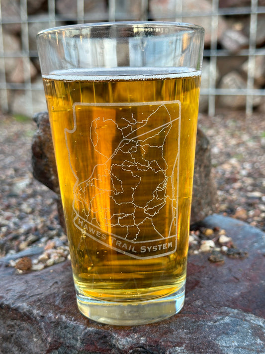 Personalized State and Trail System Pint