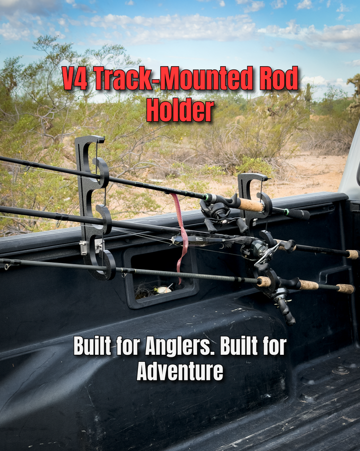 V4 Truck Bed Fishing Rod Holder