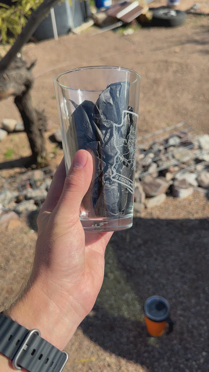 Arizona trails Glass Pint